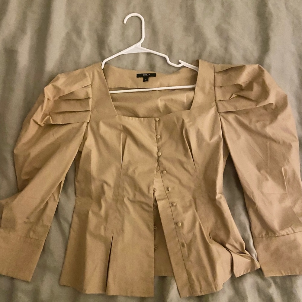 SHEIN Never-worn Beige Blouse